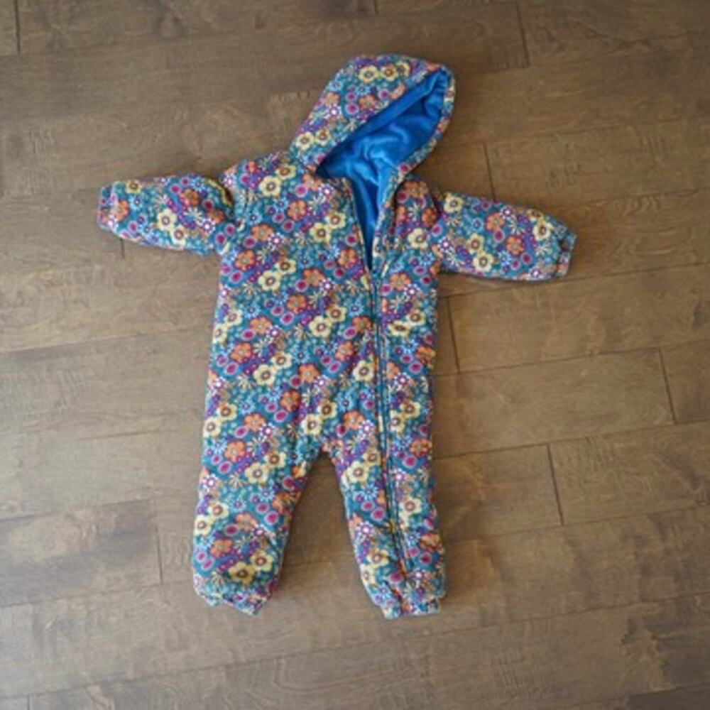 Next Baby Floral Cord Snowsuit with Fleece size 18-24 months